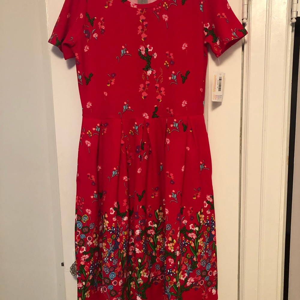 Lularoe Amelia Dress Dipped